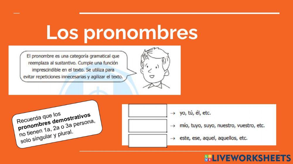Los pronombres