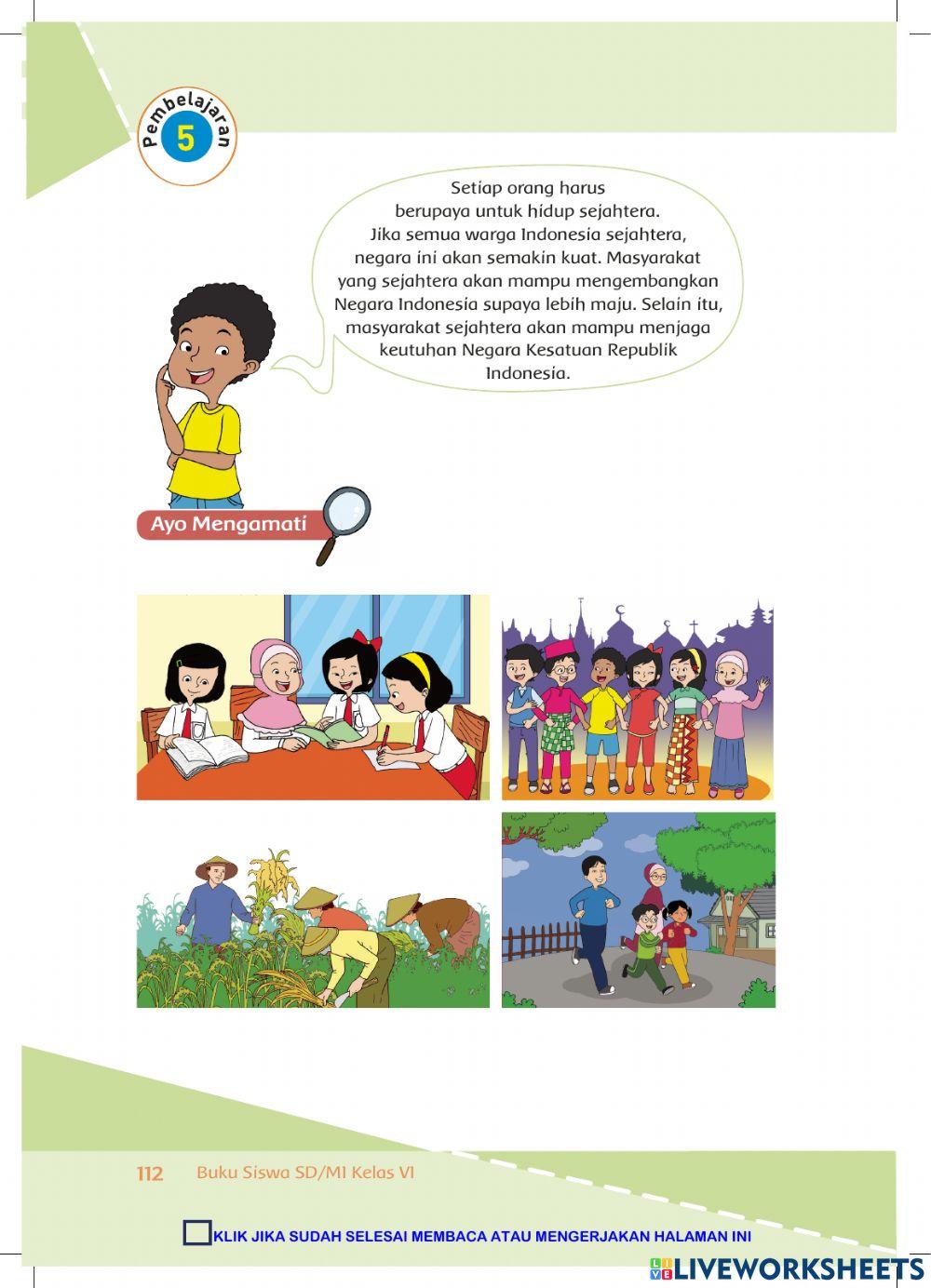 Tema 6 Sub Tema 3 Pembelajaran 5