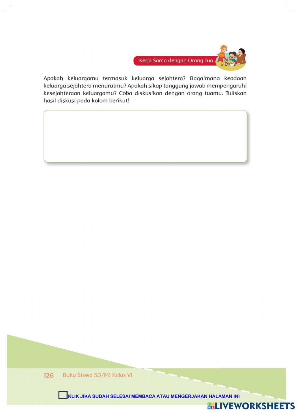 Tema 6 Sub Tema 3 Pembelajaran 6