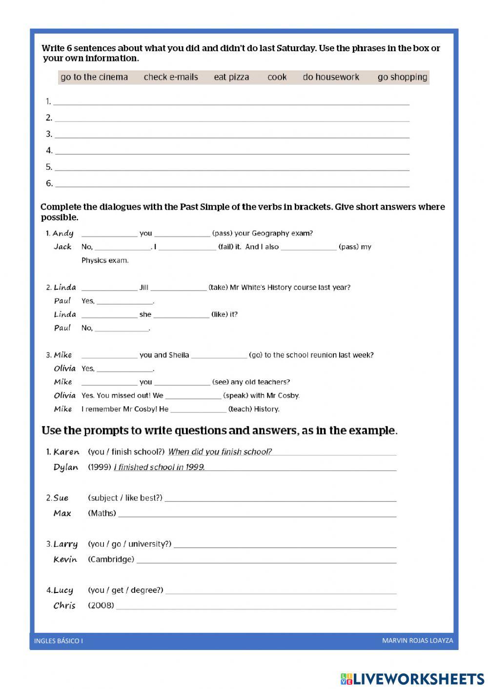 Workbook 5 a-b ELEMENTARY