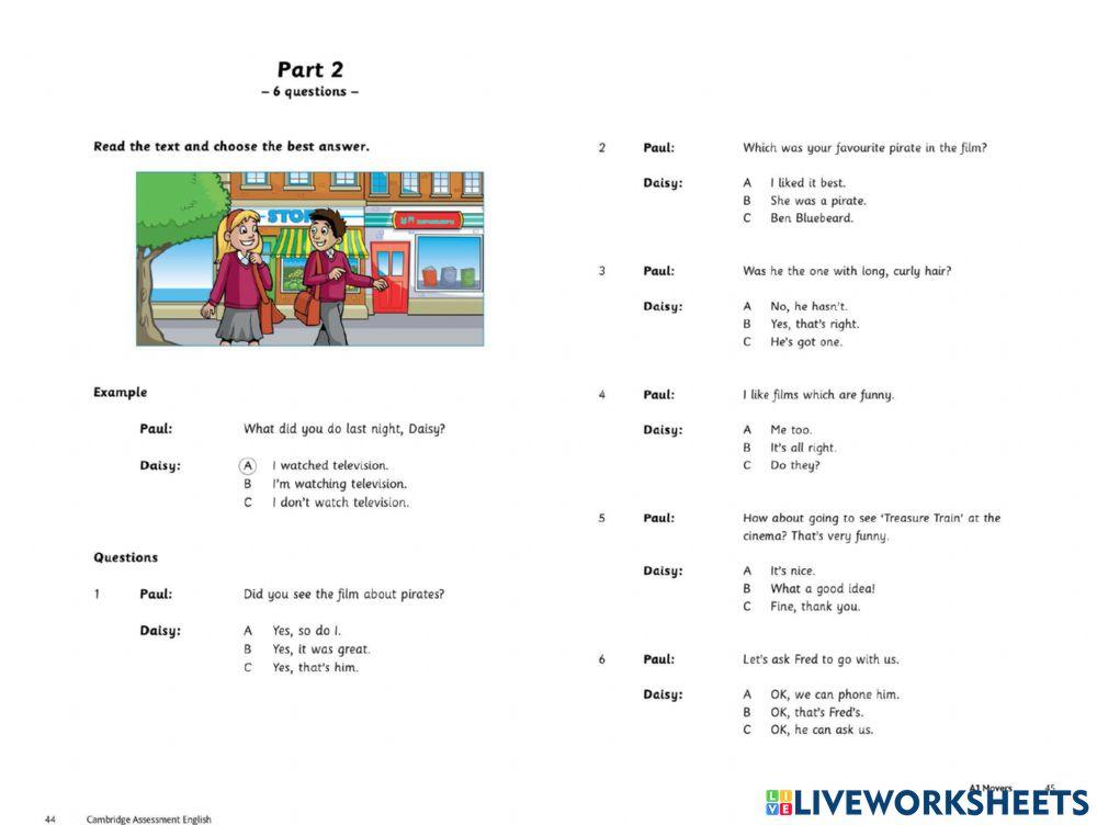 Reading and Writing Practice