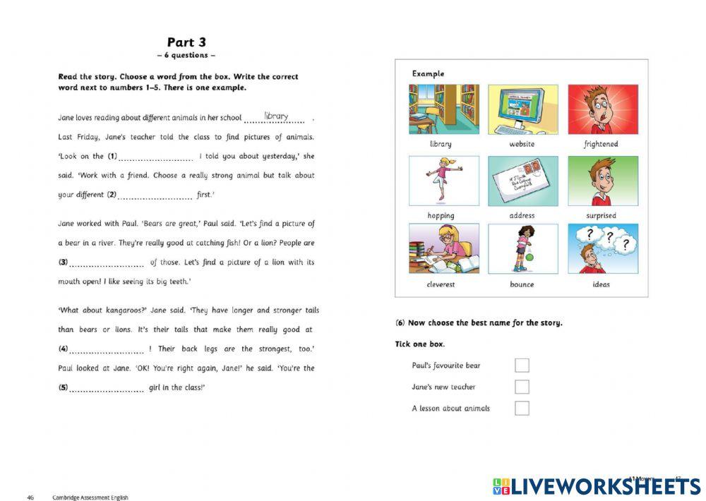 Reading and Writing Practice