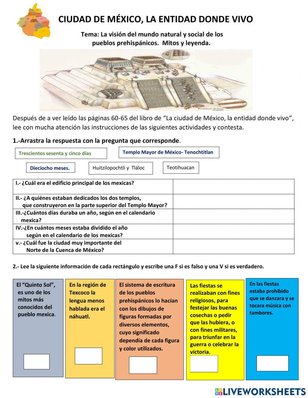 La visión del mundo natural y social de los pueblos prehispánicos.