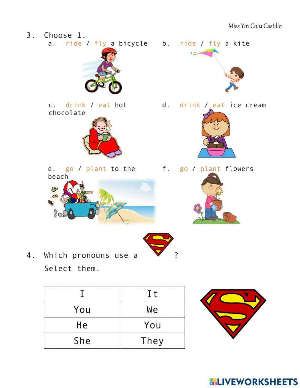 Action Verbs - Present Simple (part 2)