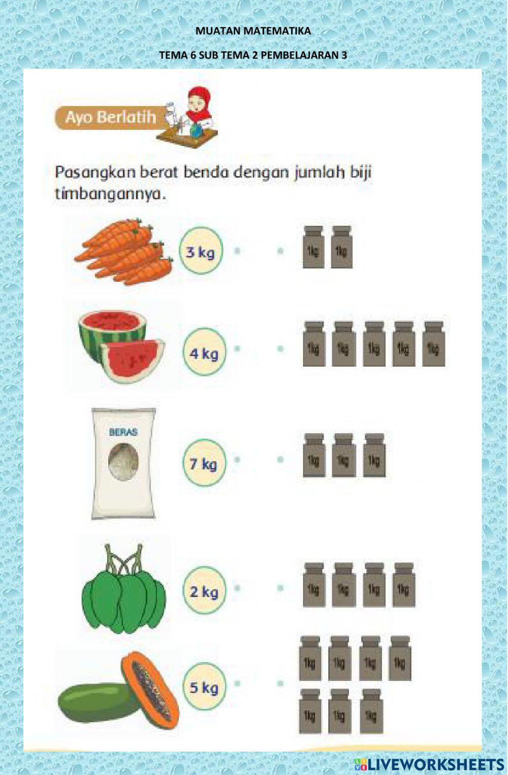 Muatan matematika tema 6 st2 pb3