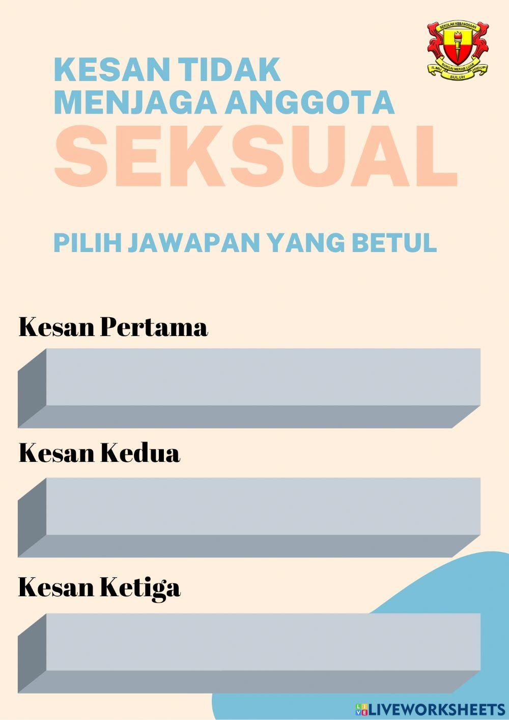 Kesan tidak menjaga kehormatan anggota seksual
