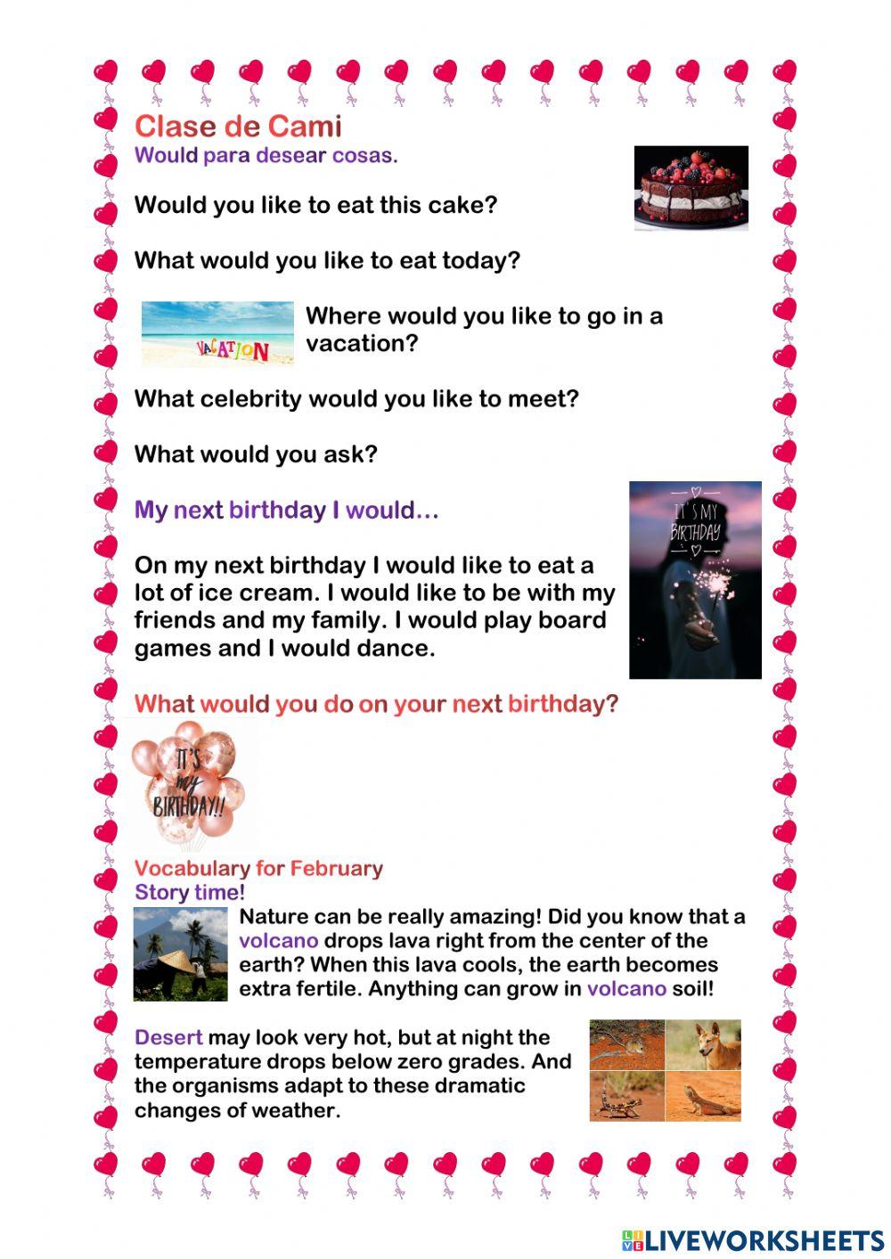 Would and Amazing nature