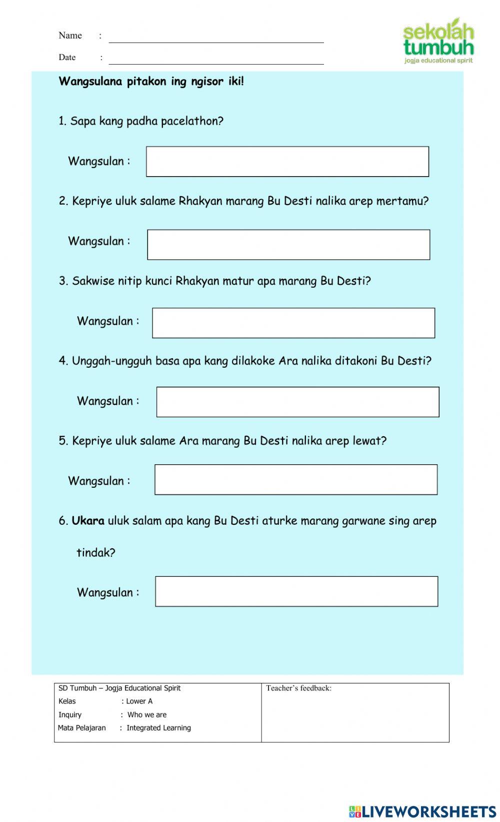 Unggah-ungguh basa lan uluk salam-essay