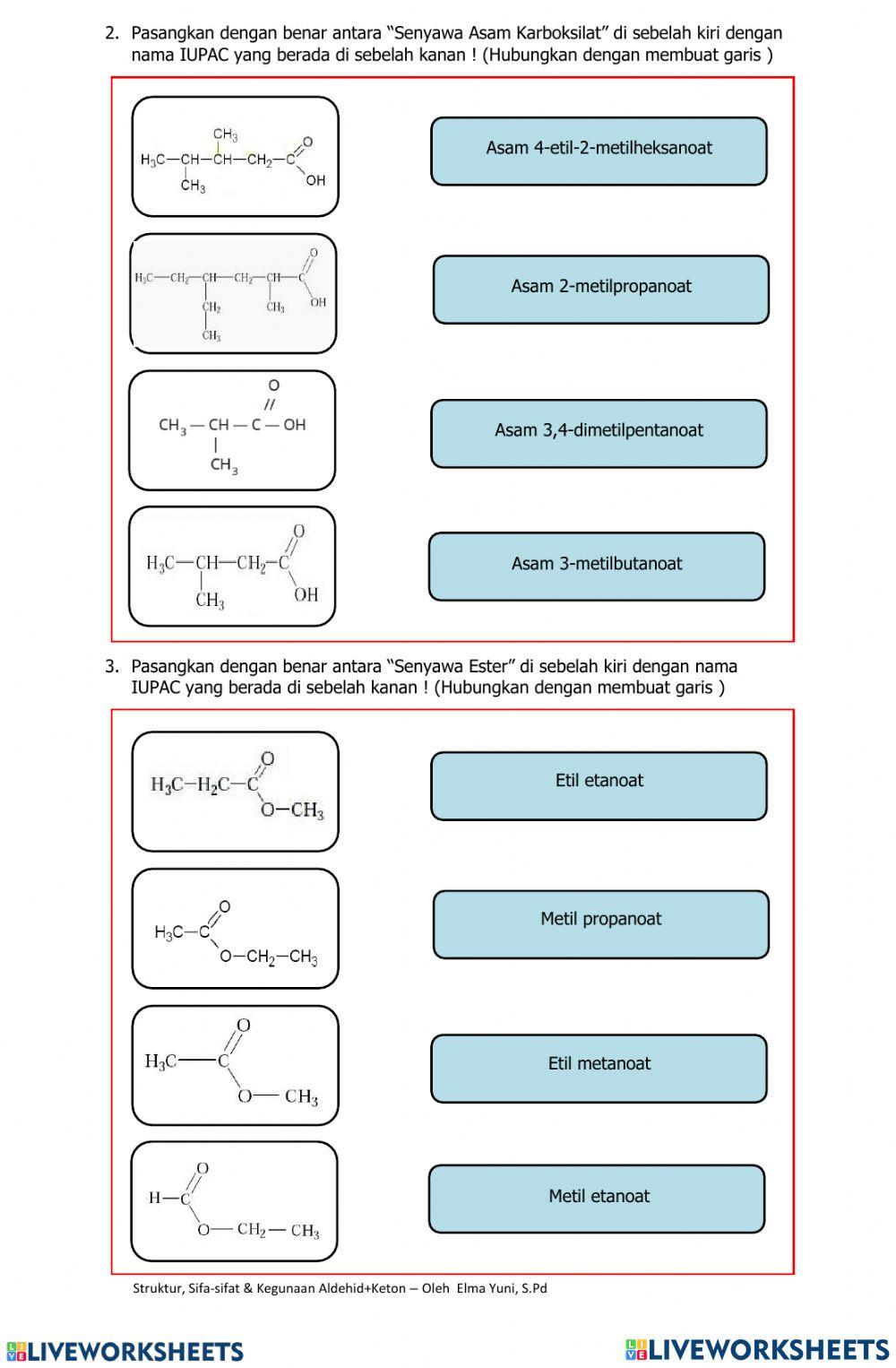 Asam karboksilat dan ester
