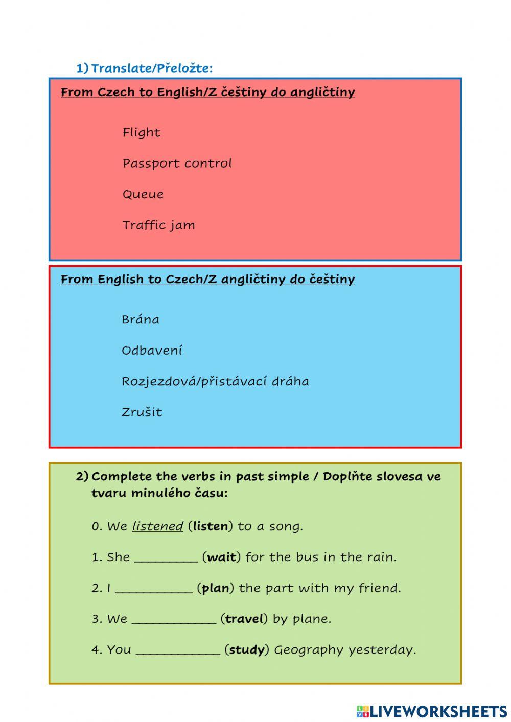Vocabulary 4B