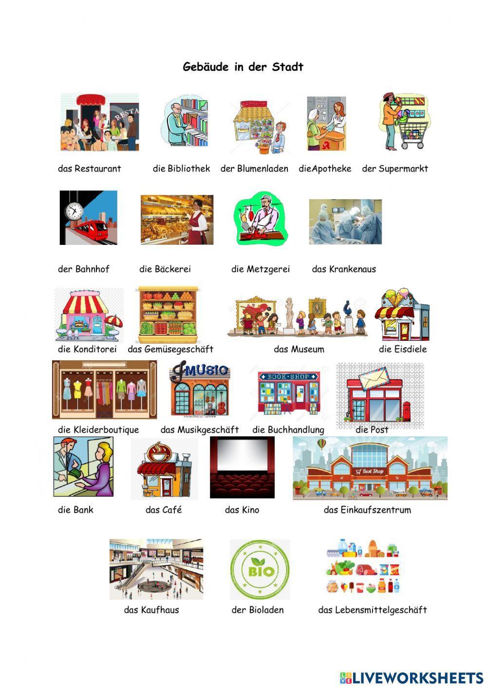 Gebäude in der Stadt