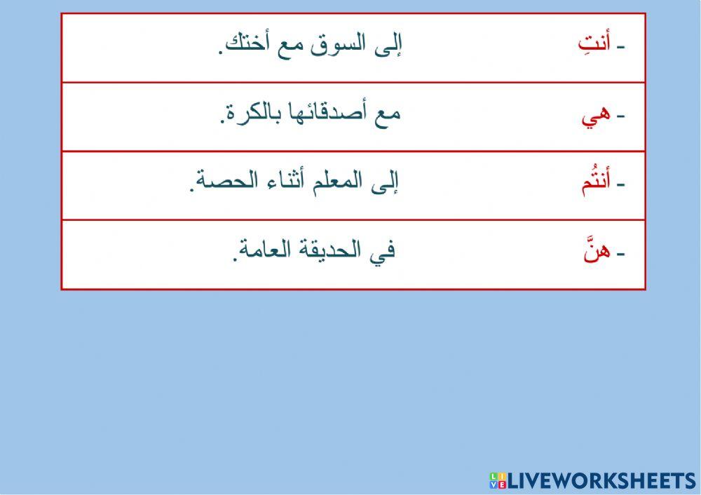 السلامة اللغوية - صورة الفعل الماضي مع الضمائر المنفصلة - ٢