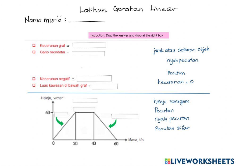 2.1 gerakan linear