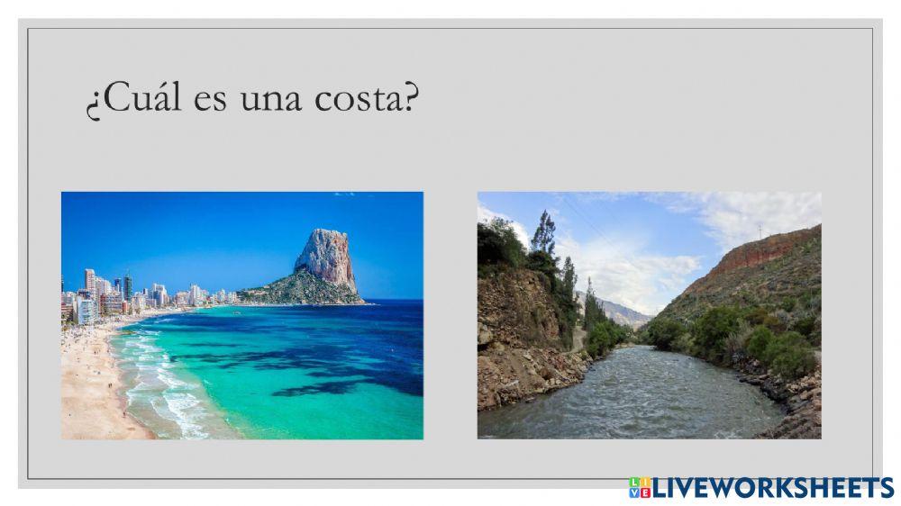 Características del paisaje Natural