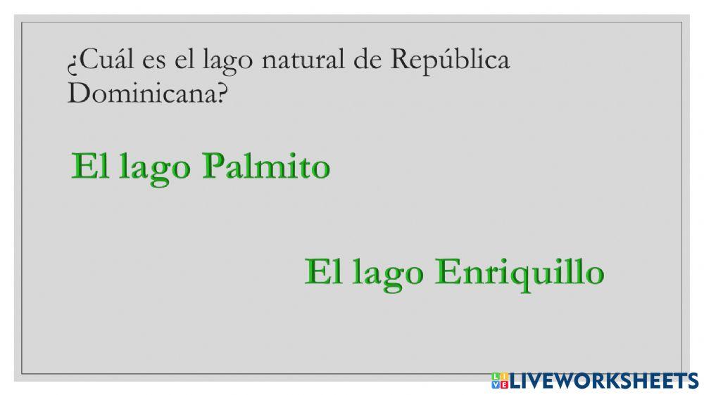 Características del paisaje Natural