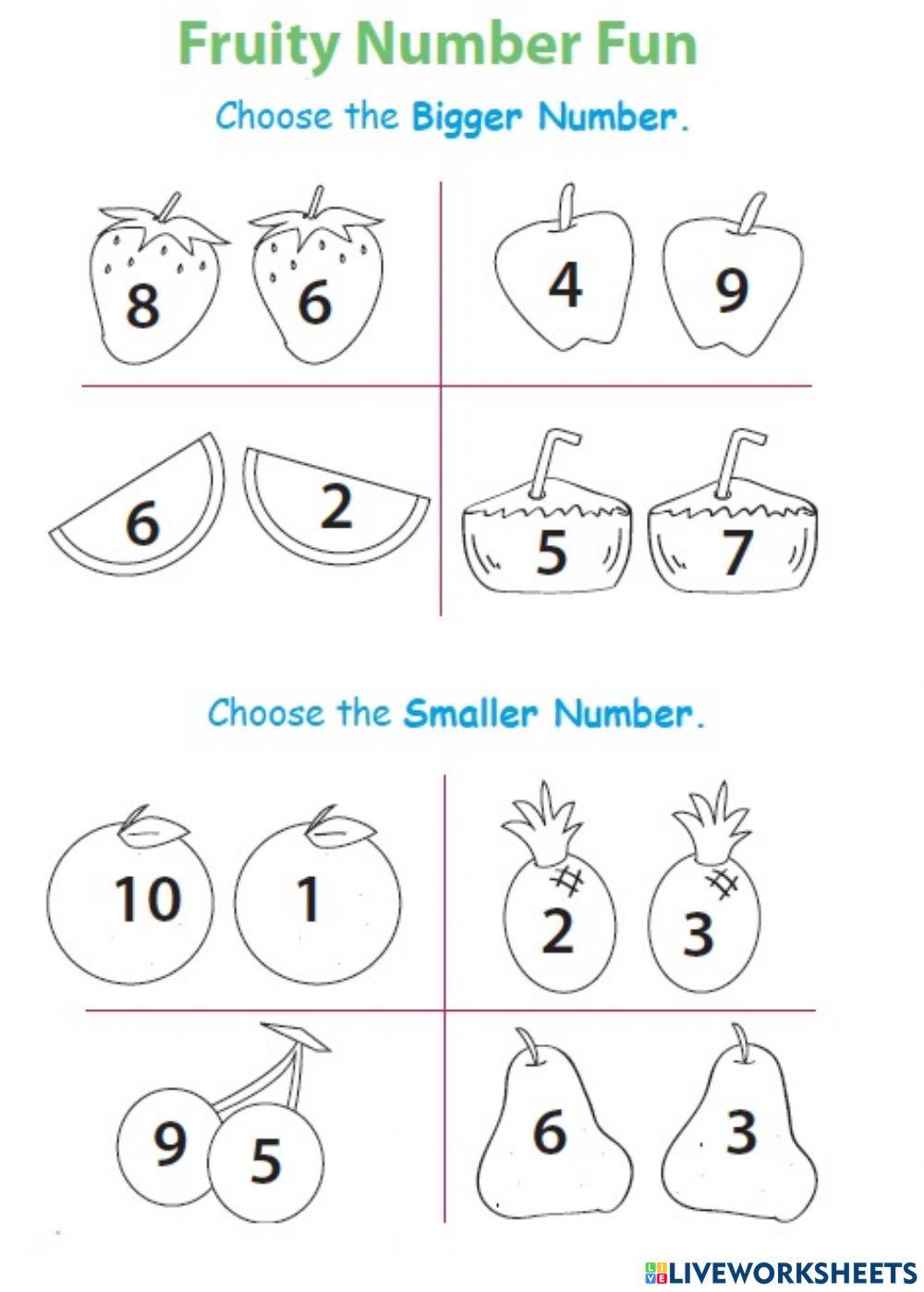 Big Small 7 worksheet