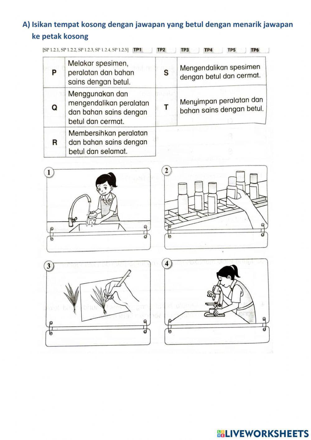 Sains tahun 2 : kemahiran proses sains -kemahiran manipulatif