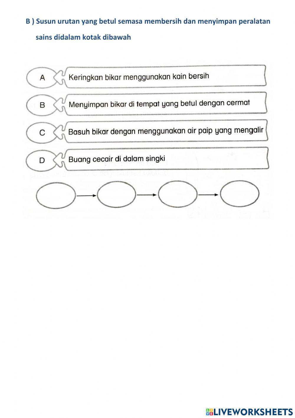 Sains tahun 2 : kemahiran proses sains -kemahiran manipulatif