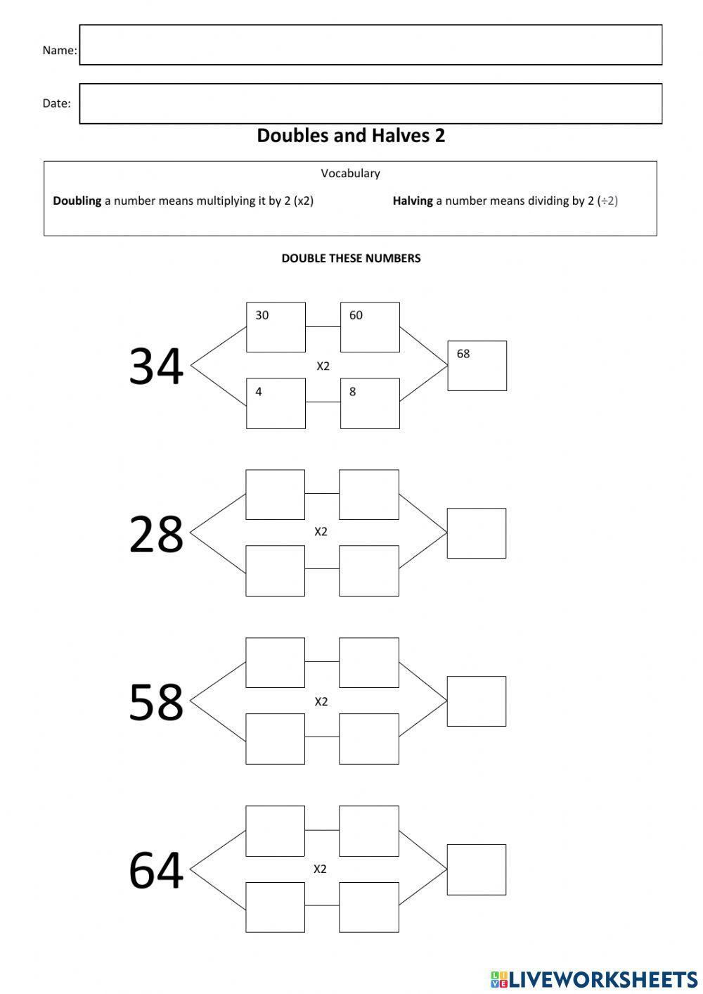 Doubling & Halving