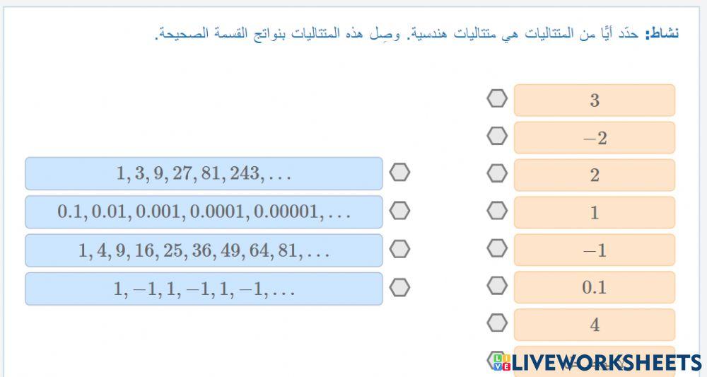 المتتاليات