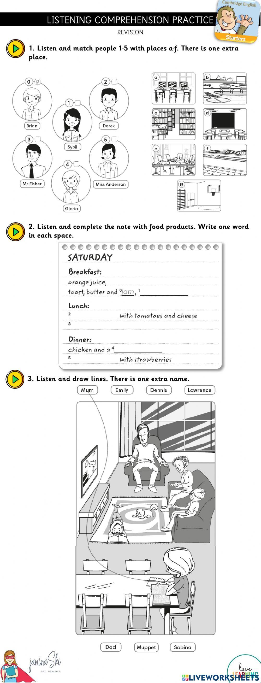 Listening Practice Starter Level