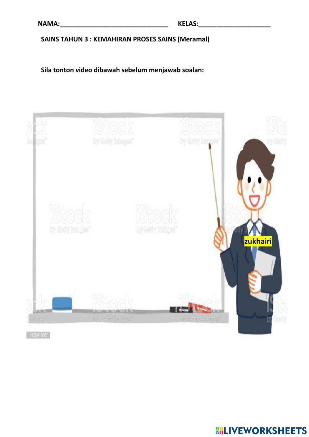 Sains tahun 3 : kemahiran proses sains - meramal