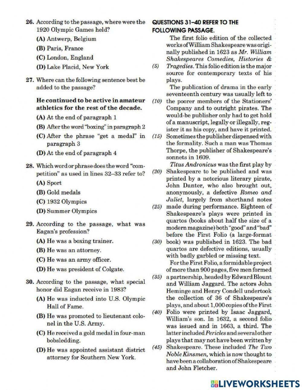 Toefl reading practice test 1