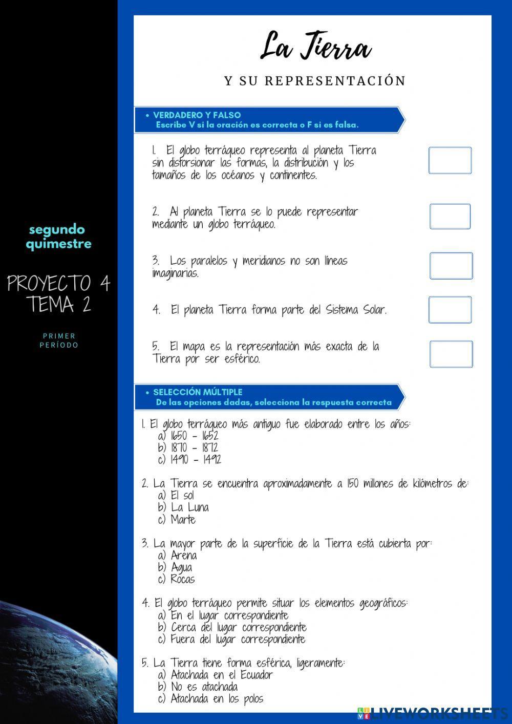 La Tierra y su representación