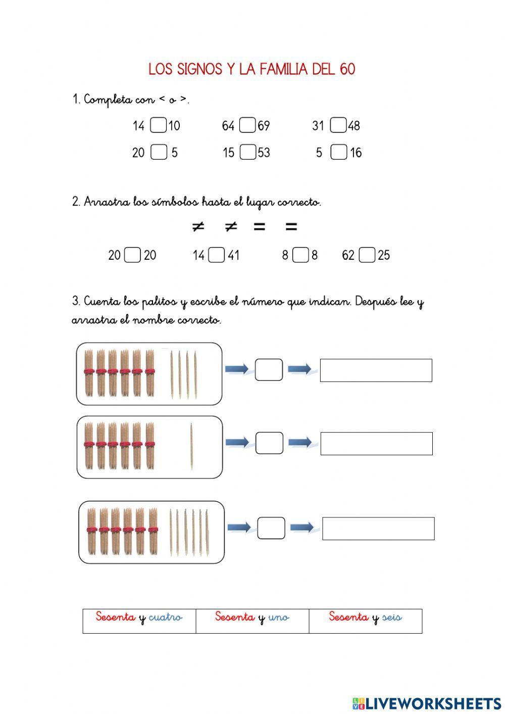 Signos y familia del 60