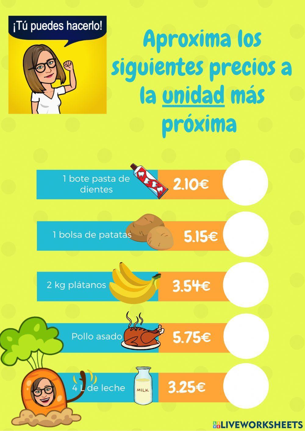 Aproximación números decimales