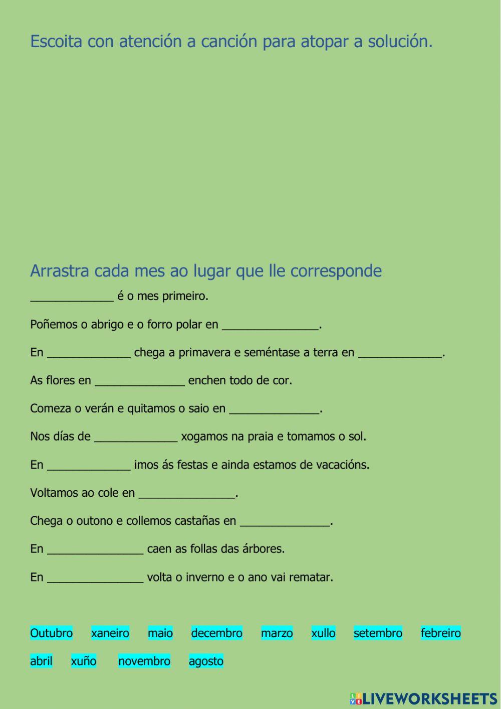 O tempo cronolóxico