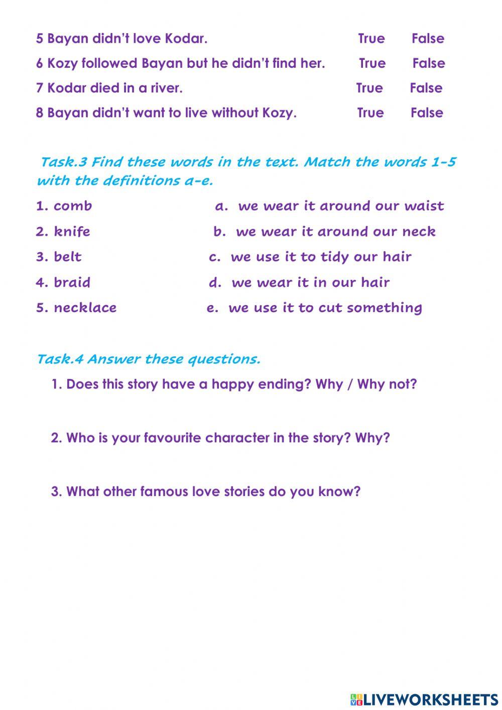 Kozy -Korpesh and Bayan- Sulu