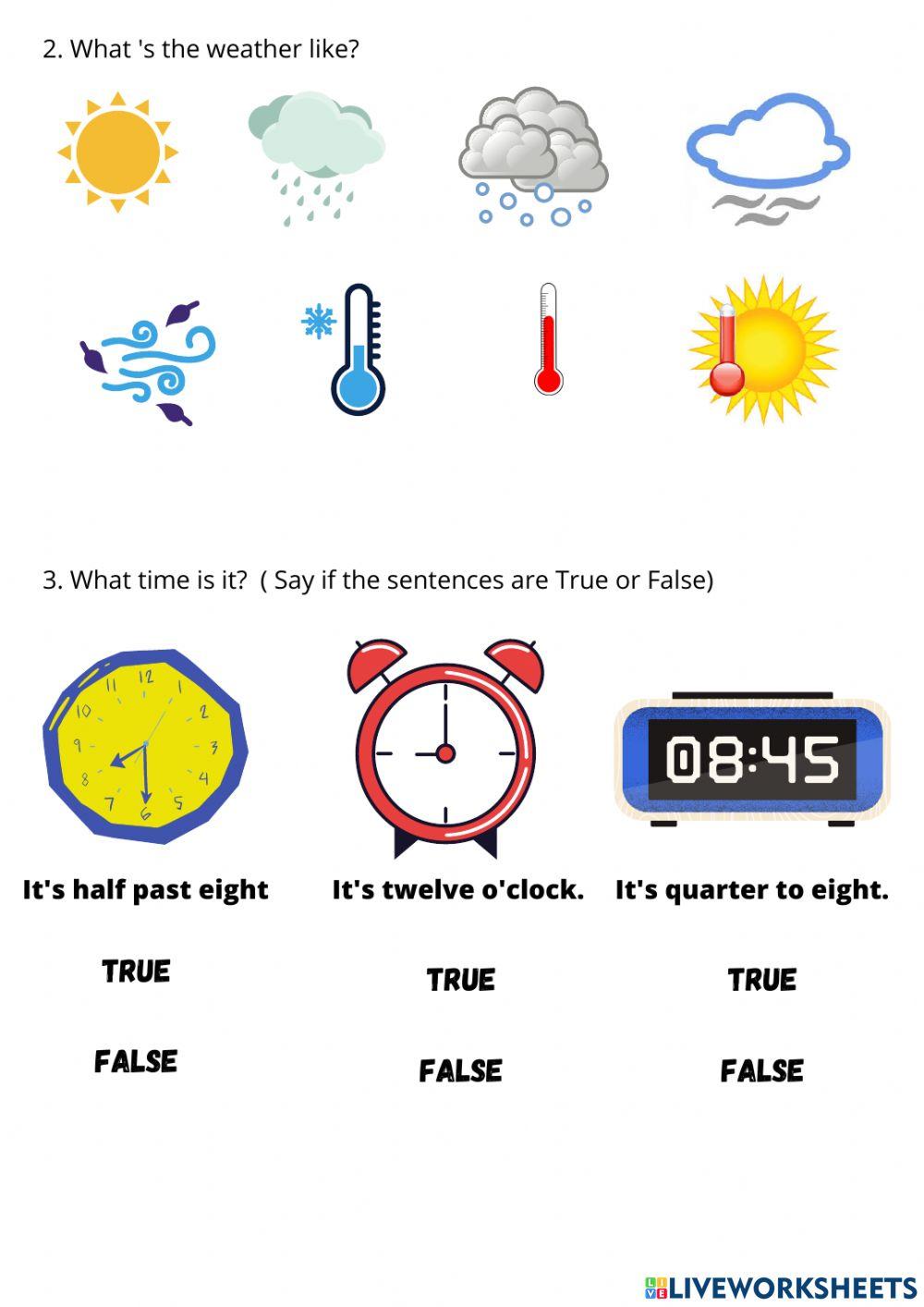 Review routines, weather and hours