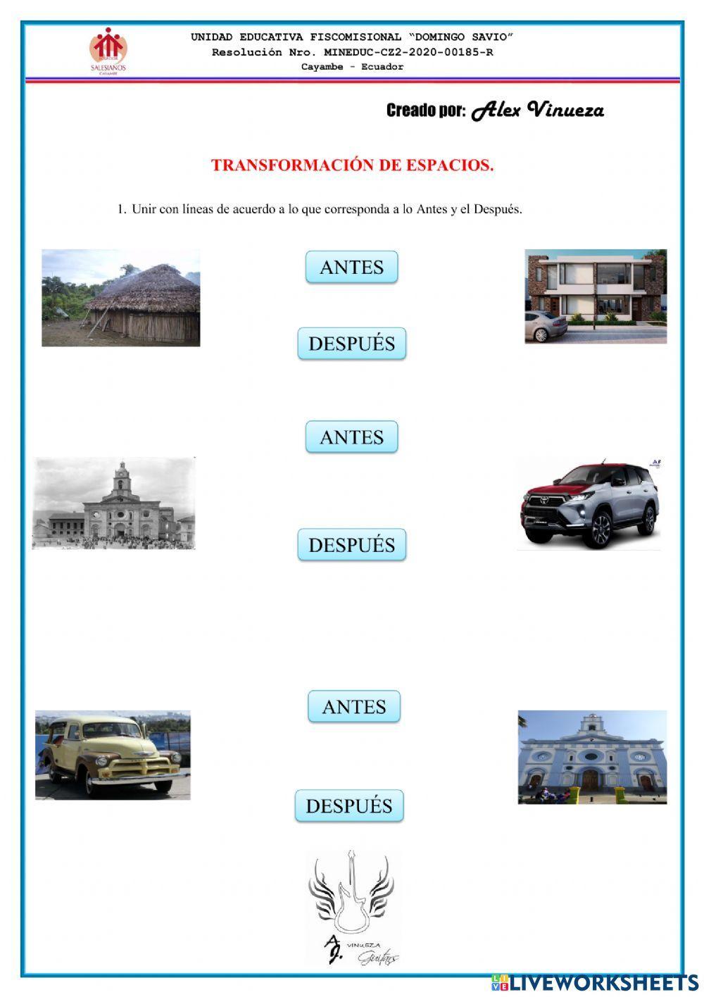 Transformación de espacios