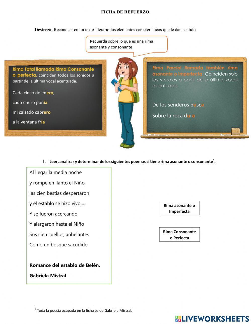 Rima asonante y consonante