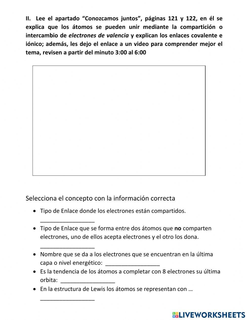 Actividad 10 Enlace Químico