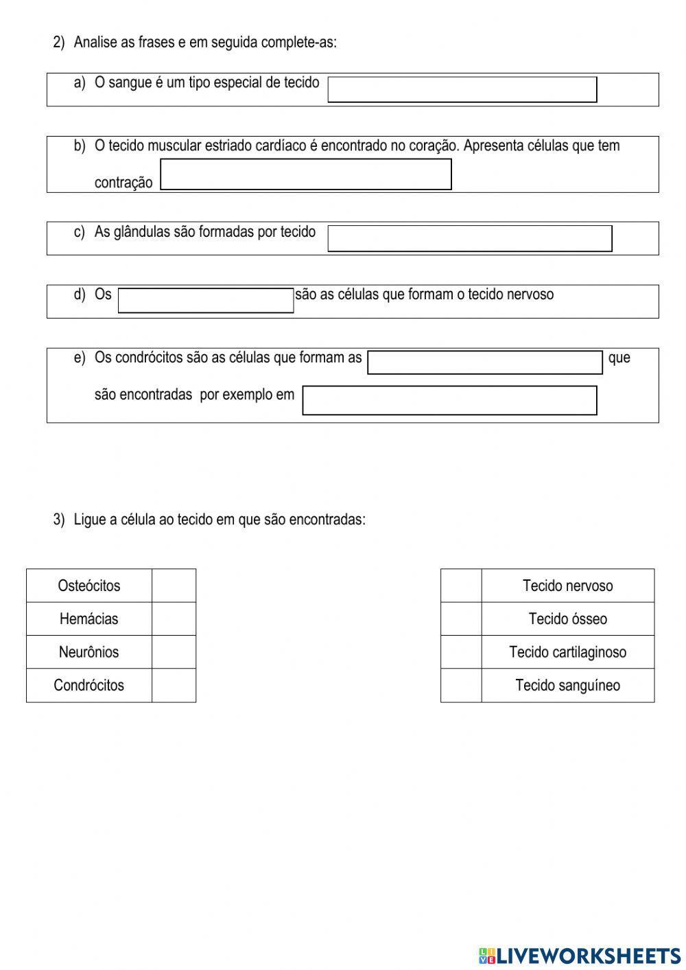 Citologia e histologia