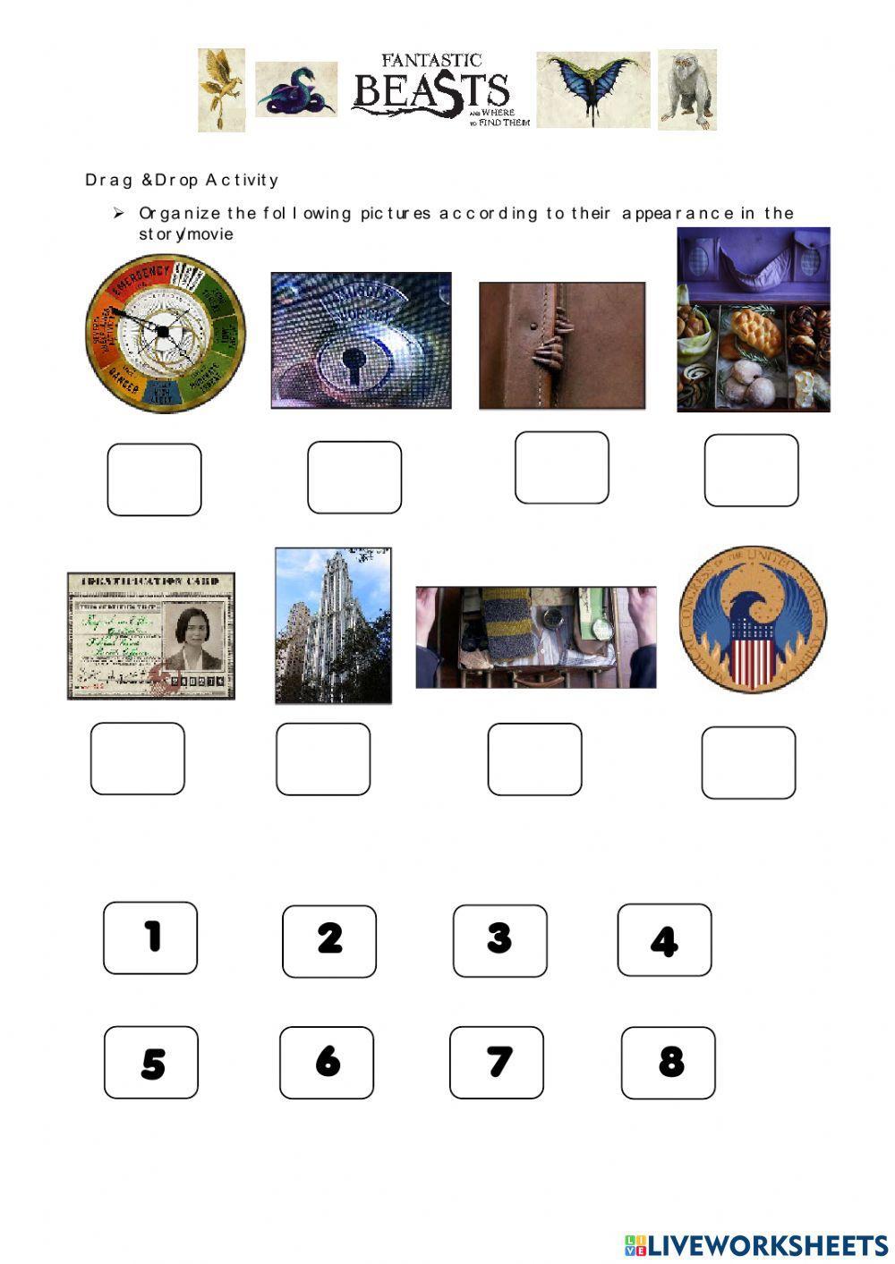 Fantastic Beasts and Where to Find Them - Activity 1