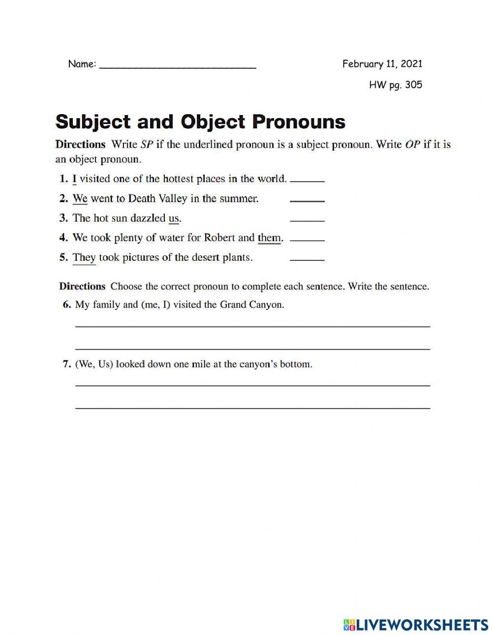 English 3rd HW 02-11