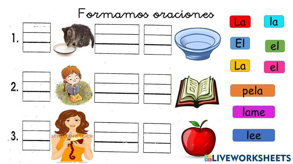 Ejercicios con la letra L Ejercicios con la letra L