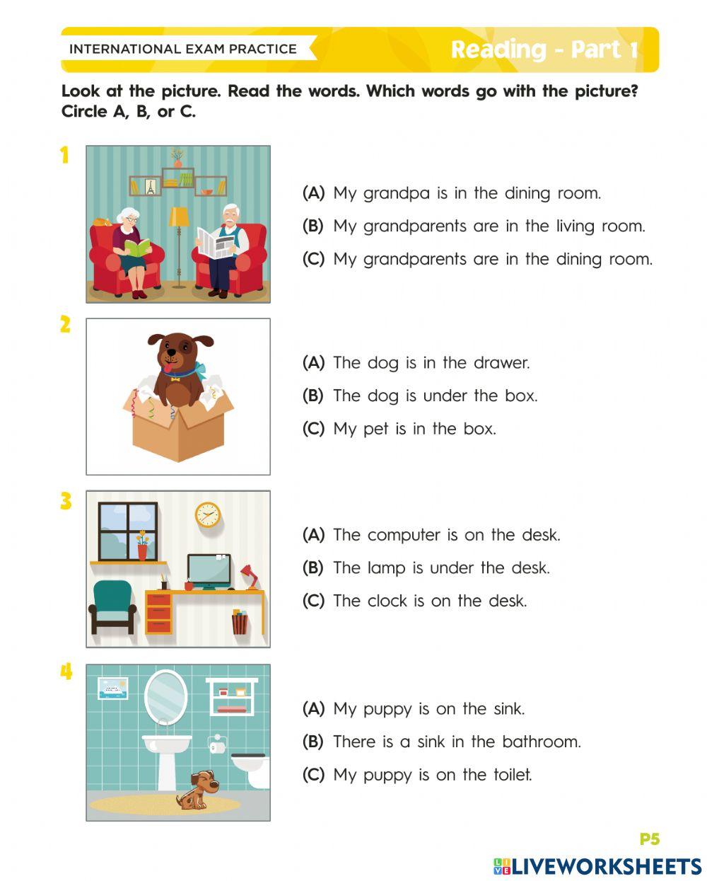 Kids 3 - TOEFL Primary Exam Practice