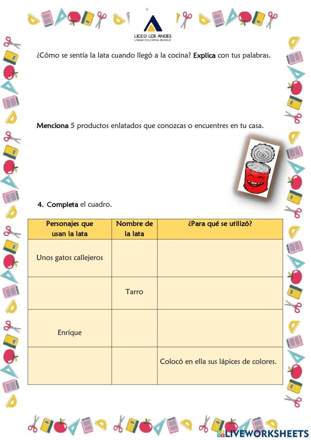 Evaluación de Lectura Comprensiva IIQ