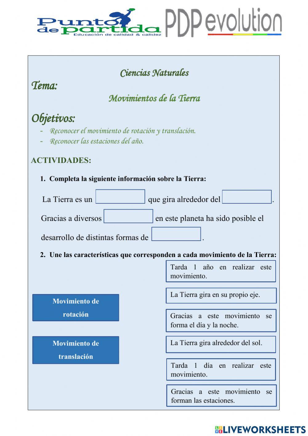 Movimientos de la Tierra