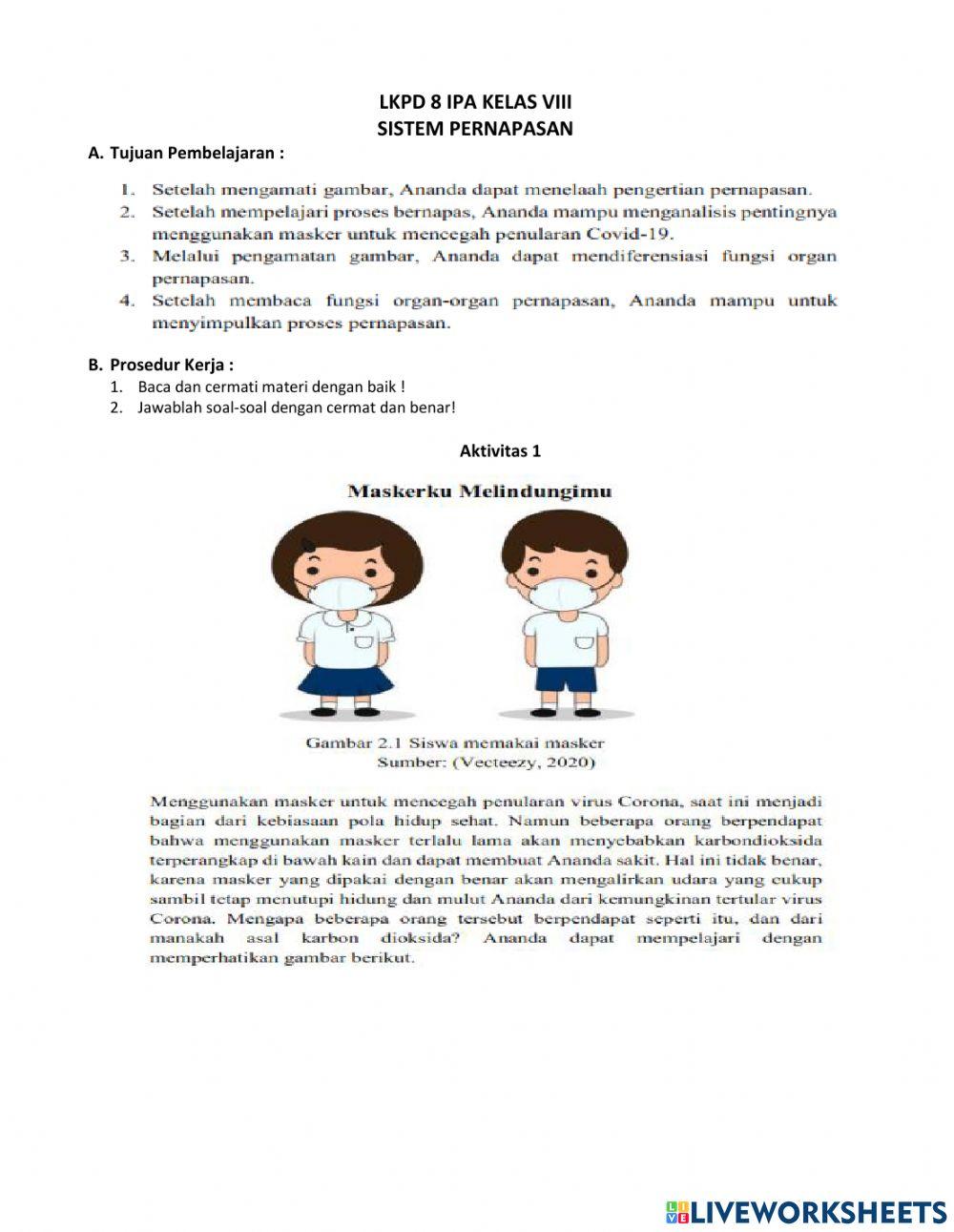 LKPD Sistem Pernapasan