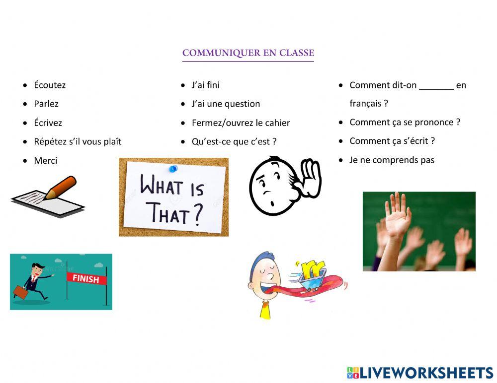 Communiquer en classe