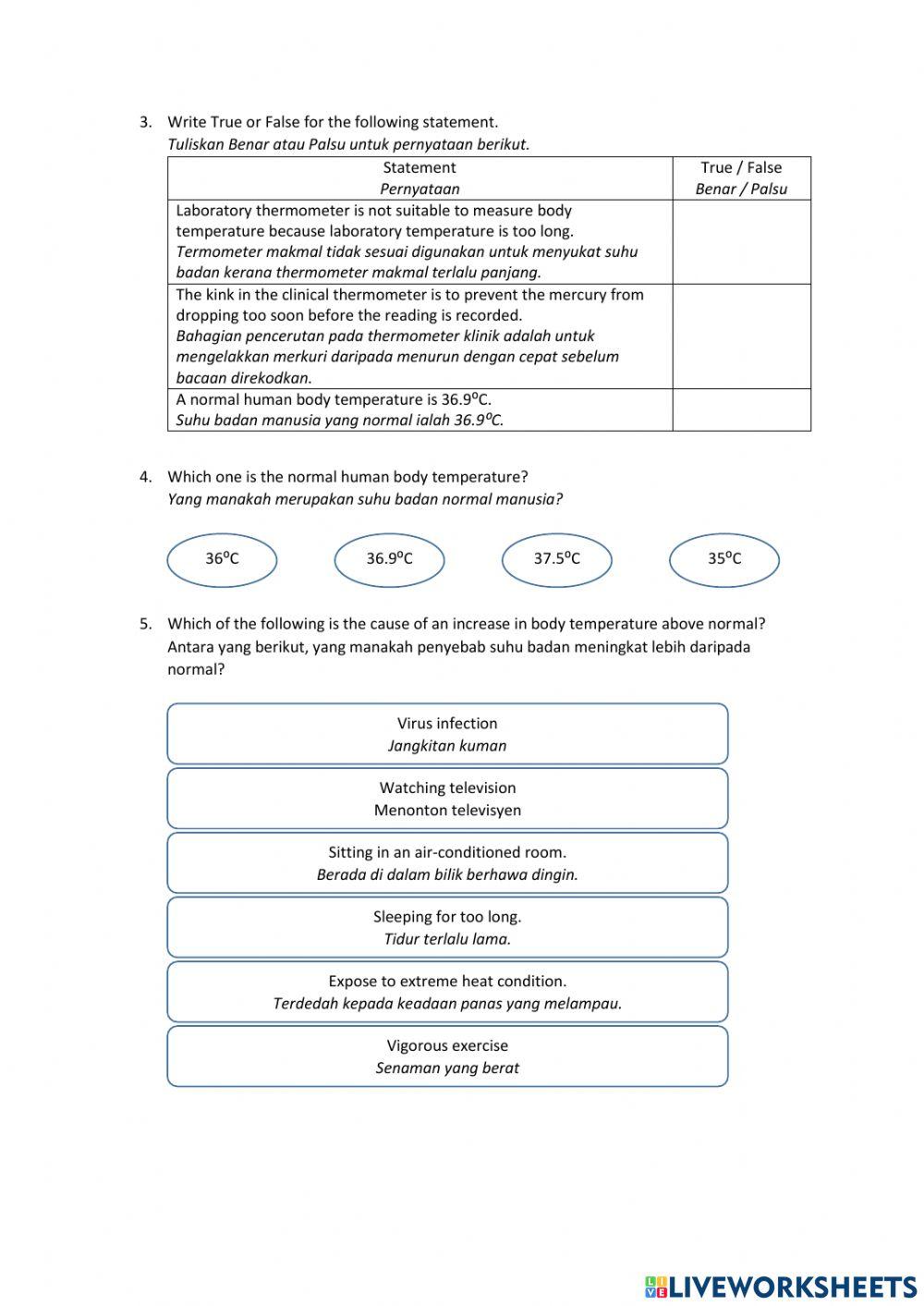 Sc f4 3.1 body temperature & 3.2 pulse rate