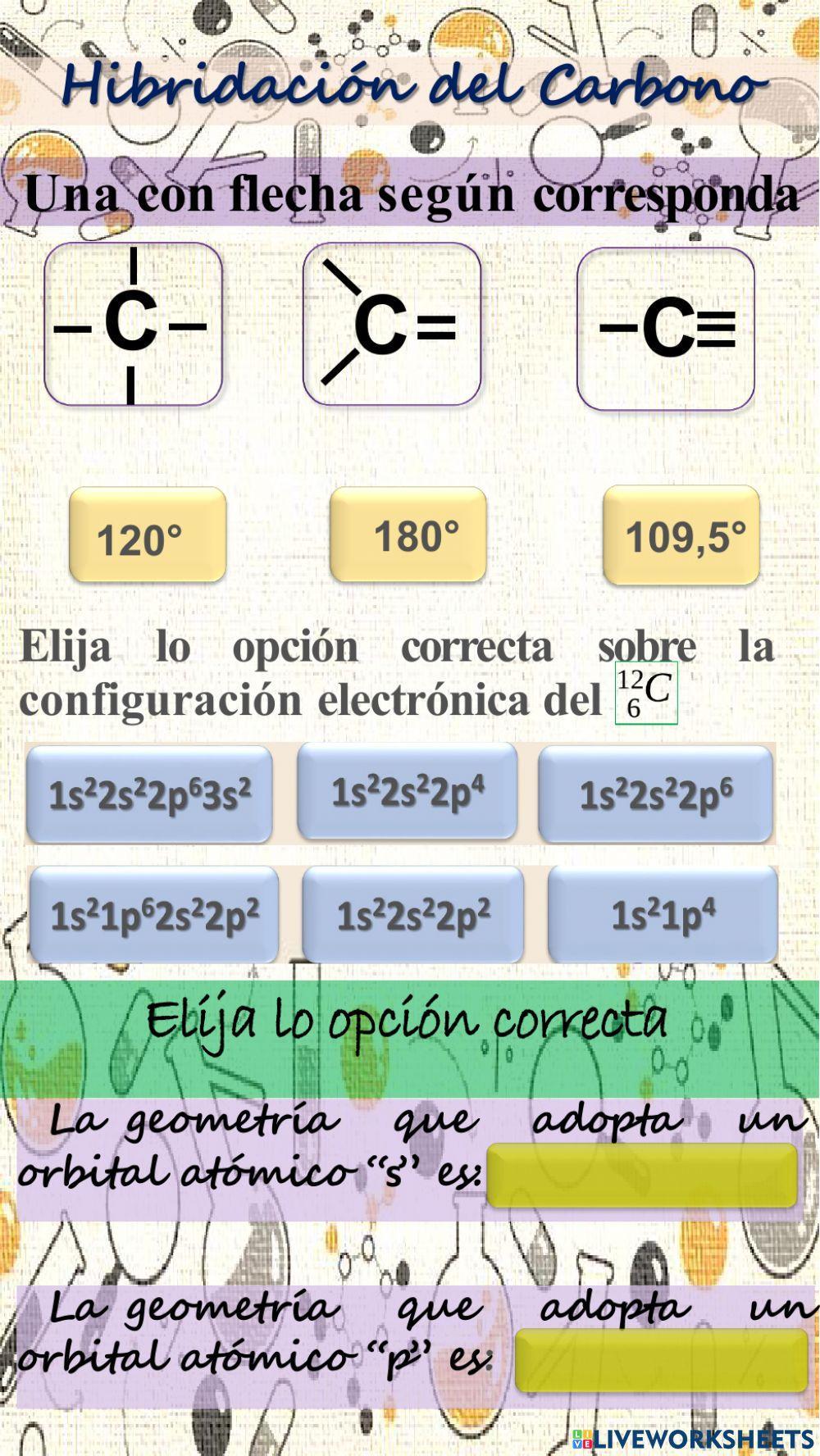 Hibridación del Carbono