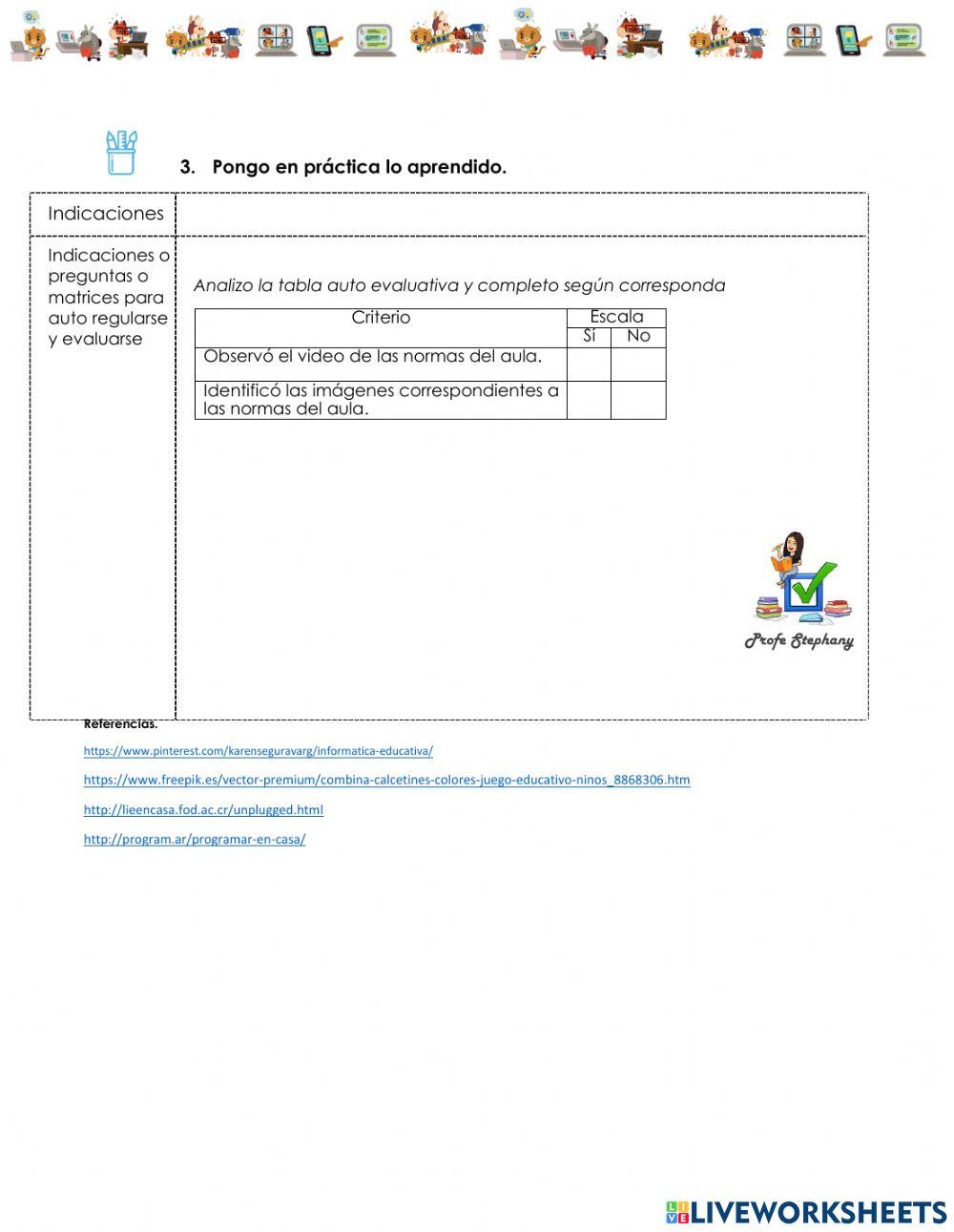 Reglas del LAb. Informática