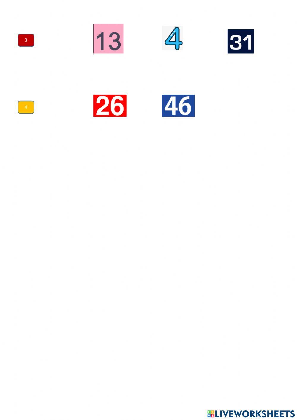 Review Letters and numbers