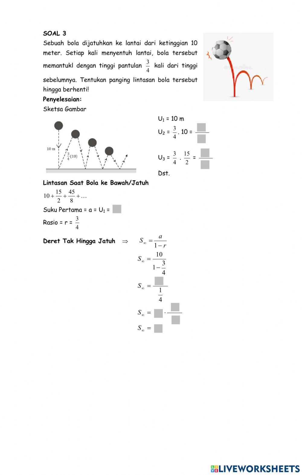 LKPD Deret Geometri Tak Hingga